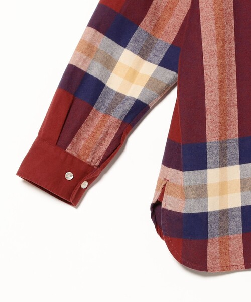 BEAMS BOY（ビームスボーイ）の「ボーイ ビッグタータン ハイネック シャツ（シャツ/ブラウス・レディース・レッド/グリーン/ネイビー・ONE SIZE）」の13枚目の写真