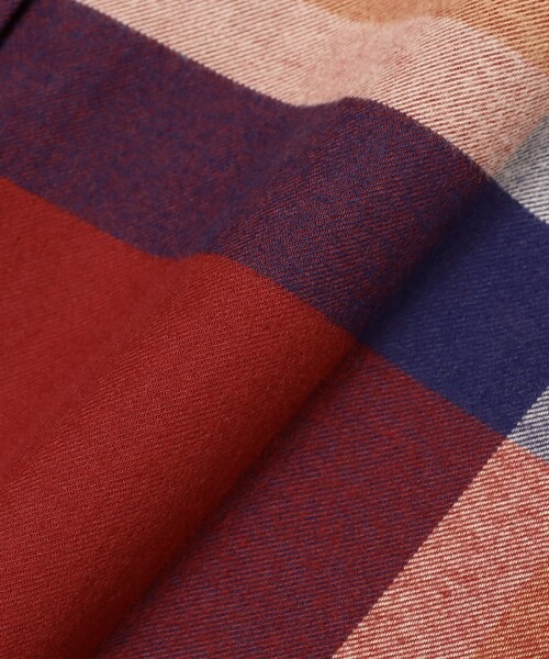 BEAMS BOY（ビームスボーイ）の「ボーイ ビッグタータン ハイネック シャツ（シャツ/ブラウス・レディース・レッド/グリーン/ネイビー・ONE SIZE）」の11枚目の写真