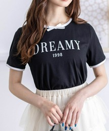 clear | 配色リボンロゴTシャツ≪2024SS新作≫(Tシャツ/カットソー)