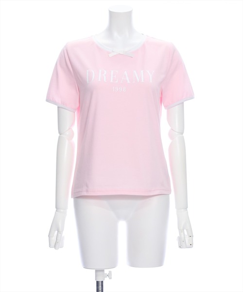 clear（クリア）の「配色リボンロゴTシャツ（Tシャツ/カットソー・レディース・ブラック/オフホワイト/ピンク・F）」の18枚目の写真