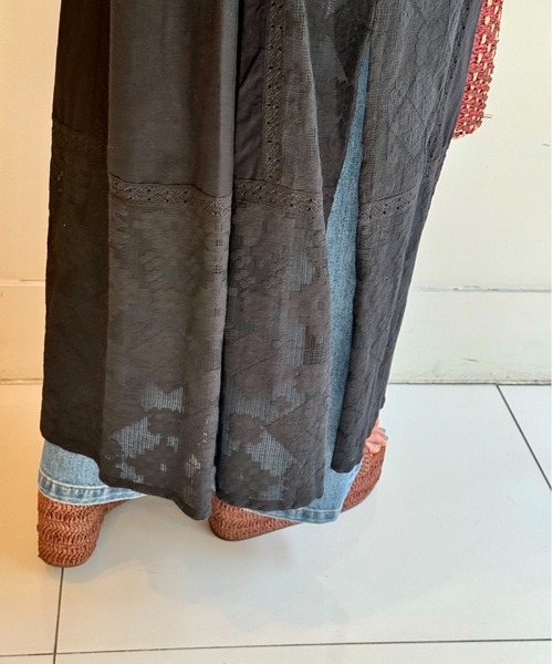 C.LINEN JOINT LACE DRESS（ワンピース）｜sara mallika（サラ