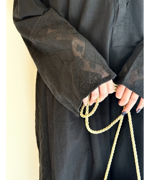 サラマリカCotton Linen Joint Lace Dress ワンピース C.LINEN JOINT