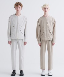 24-AW-021 クルニ cullni パンツ CULLNI（クルニ）の「24-AW-021 / Stretch Taffeta Tuck Pants