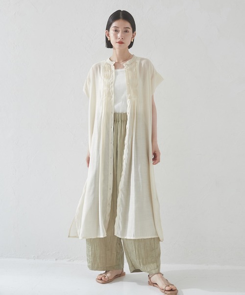 hunch(ハンチ)の「ワッシャータックパンツ(その他パンツ・レディース・ブラウン/ゴールド系/ブラック・FREE)」の9枚目の写真