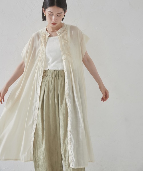 hunch(ハンチ)の「ワッシャータックパンツ(その他パンツ・レディース・ブラウン/ゴールド系/ブラック・FREE)」の7枚目の写真