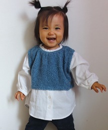 MAKE YOUR DAY（メイクユアデイ）の「フリル衿レイヤード風プルオーバー■80～140cm（その他トップス）」