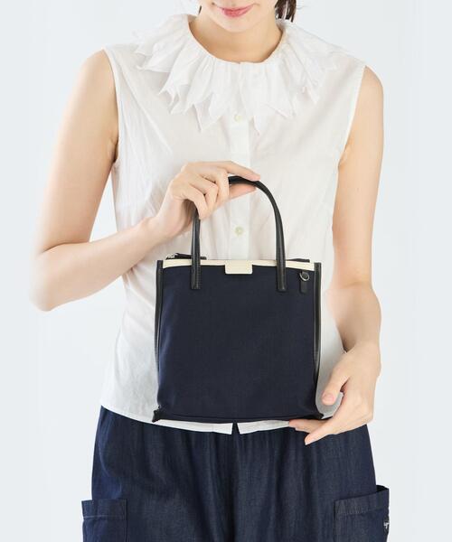 アニエスベー トートバッグ ネイビーの通販 agnes b. 2WAY トート 