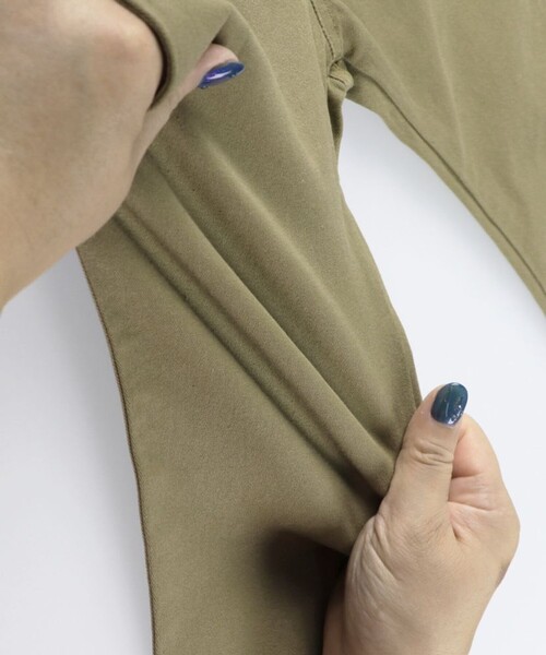 DRC branshes（ディーアールシーブランシェス）の「【WEB限定/DRC】スーパータックテーパードストレッチツイルパンツ（その他パンツ・キッズ・ブラック/カーキオリーブ/ベージュ・150/140/120/130/90/110/100）」の10枚目の写真