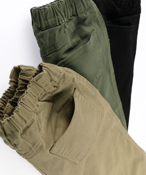 DRC branshes（ディーアールシーブランシェス）の「【WEB限定/DRC】スーパータックテーパードストレッチツイルパンツ（その他パンツ・キッズ・ブラック/カーキオリーブ/ベージュ・150/140/120/130/90/110/100）」の11枚目の写真