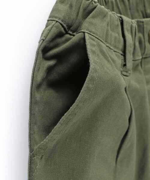 DRC branshes（ディーアールシーブランシェス）の「【WEB限定/DRC】スーパータックテーパードストレッチツイルパンツ（その他パンツ・キッズ・ブラック/カーキオリーブ/ベージュ・150/140/120/130/90/110/100）」の17枚目の写真