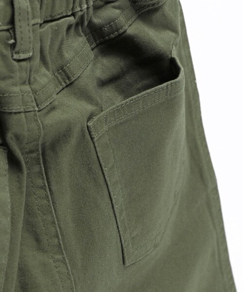 DRC branshes（ディーアールシーブランシェス）の「【WEB限定/DRC】スーパータックテーパードストレッチツイルパンツ（その他パンツ・キッズ・ブラック/カーキオリーブ/ベージュ・150/140/120/130/90/110/100）」の18枚目の写真