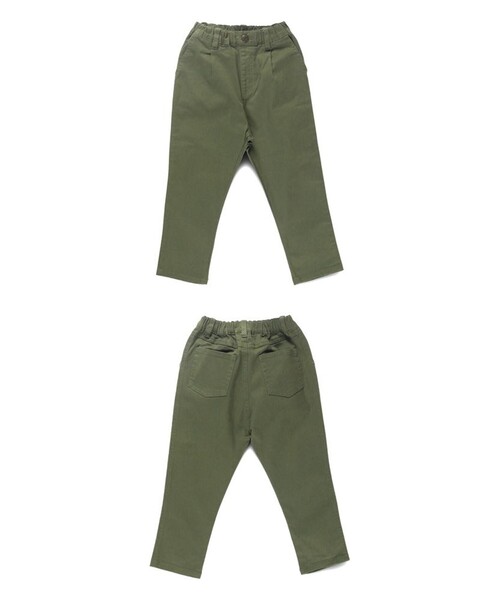 DRC branshes（ディーアールシーブランシェス）の「【WEB限定/DRC】スーパータックテーパードストレッチツイルパンツ（その他パンツ・キッズ・ブラック/カーキオリーブ/ベージュ・150/140/120/130/90/110/100）」の19枚目の写真