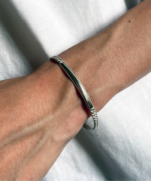 【セール】【MAISON CLUB】Twist Combi Bangle Silver925 / ツイストコンビバングル シルバー925 KUN（バングル/リストバンド）｜MAISON CLUB（メゾンクラブ）