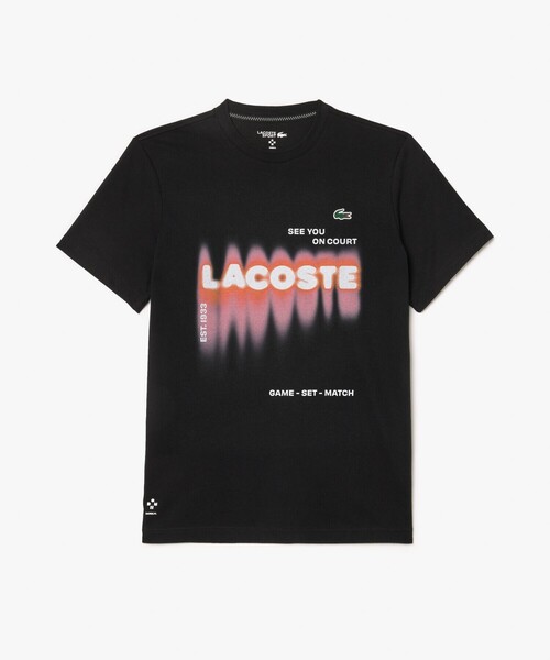 LACOSTE(ラコステ)の「吸水速乾『ダニール・メドベージェフ』ネームグラフィックTシャツ(Tシャツ/カットソー・メンズ・ブラック/ホワイト/グレー・4/5/2/3)」の12枚目の写真