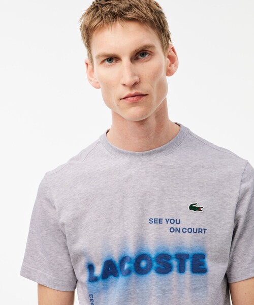 LACOSTE(ラコステ)の「吸水速乾『ダニール・メドベージェフ』ネームグラフィックTシャツ(Tシャツ/カットソー・メンズ・ブラック/ホワイト/グレー・4/5/2/3)」の17枚目の写真