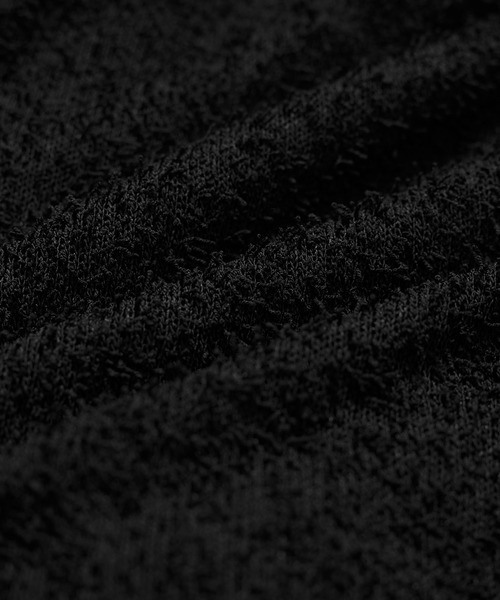 SALON adam et rope'(サロン アダム エ ロペ)の「【WEB限定】カーリーヤーンノースリーブワンピース(ワンピース・レディース・ブラック/オフホワイト・FREE)」の5枚目の写真