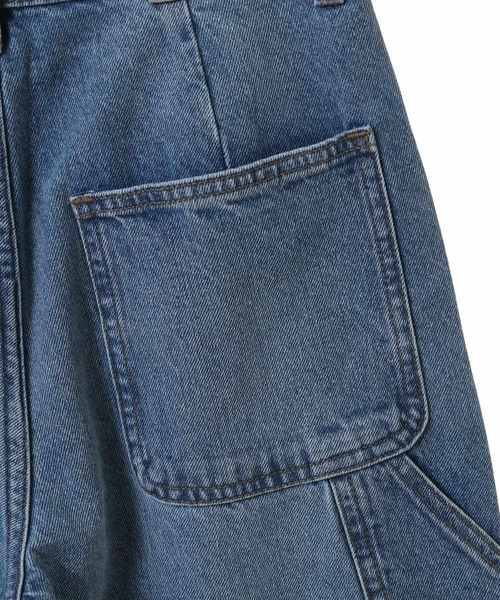 AMERICAN HOLIC（アメリカンホリック）の「ペインターワイドデニム（デニムパンツ・レディース・ライトインディゴブルー・S/M/L/XS）」の20枚目の写真