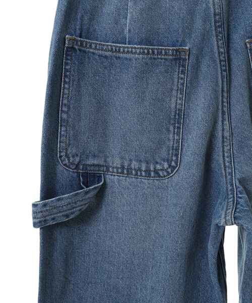 AMERICAN HOLIC（アメリカンホリック）の「ペインターワイドデニム（デニムパンツ・レディース・ライトインディゴブルー・S/M/L/XS）」の21枚目の写真