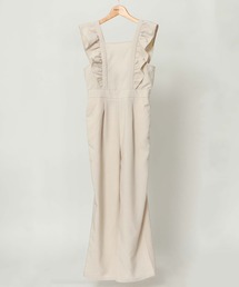 GORGE（ゴージ）の「《バックリボン×フリル肩》レディース オールインワン スタイルアップ 春夏秋（つなぎ/オールインワン）」