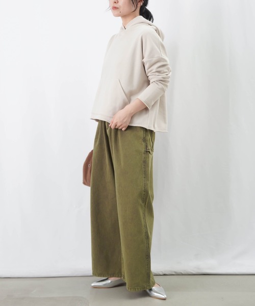 LUCA/LADY LUCK LUCA（ルカ/レディラックルカ）の「LC/LLL 裏毛パーカー / カットオフプルパーカー（パーカー・レディース・ブラック/ライトベージュ/グレー・FREE）」の11枚目の写真