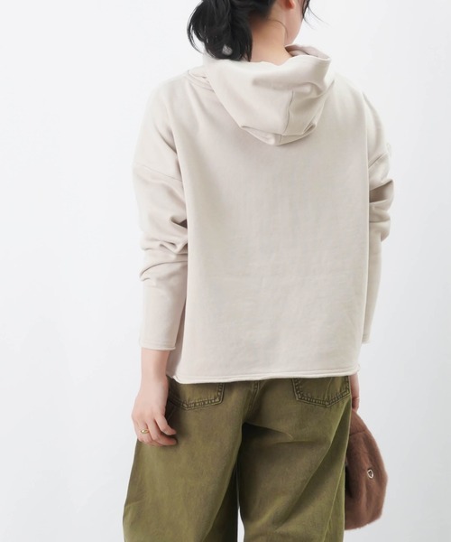 LUCA/LADY LUCK LUCA（ルカ/レディラックルカ）の「LC/LLL 裏毛パーカー / カットオフプルパーカー（パーカー・レディース・ブラック/ライトベージュ/グレー・FREE）」の13枚目の写真