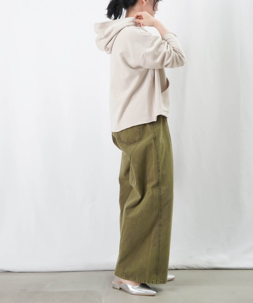 LUCA/LADY LUCK LUCA（ルカ/レディラックルカ）の「LC/LLL 裏毛パーカー / カットオフプルパーカー（パーカー・レディース・ブラック/ライトベージュ/グレー・FREE）」の14枚目の写真