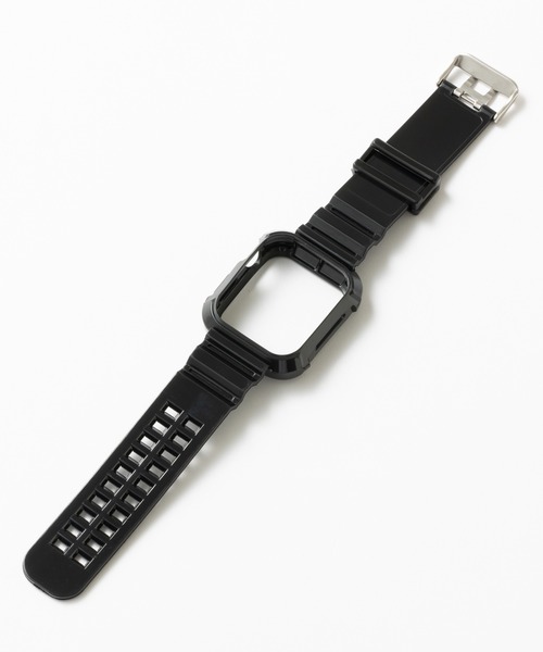emonique(エモニーク)の「スマートウォッチバンド付きケース Apple Watch バンド【38/40/41/42/44/45/49mm対応】(デジタル腕時計・レディース・ホワイト/ブラック/パープル/ピンク/イエロー/オレンジ/グリーン/クリアブラック/クリア/クリアブルー/ライトピンク・38/42/49)」の15枚目の写真