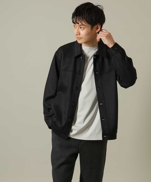 【洗濯機で洗える】カルゼスエードブルゾン（ブルゾン）｜a.v.v（アーヴェヴェ）