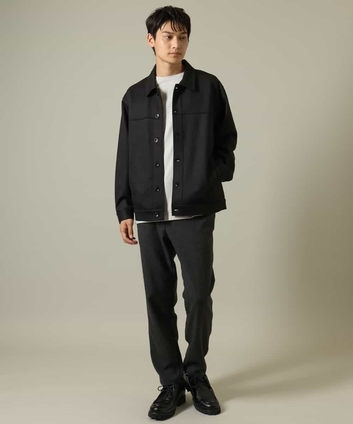 【洗濯機で洗える】カルゼスエードブルゾン（ブルゾン）｜a.v.v（アーヴェヴェ）