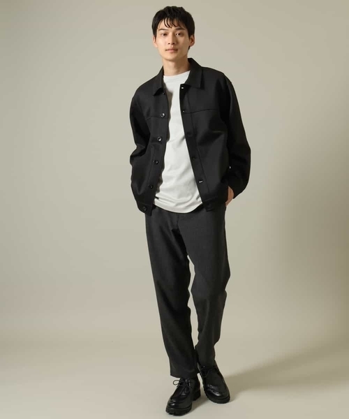 【洗濯機で洗える】カルゼスエードブルゾン（ブルゾン）｜a.v.v（アーヴェヴェ）