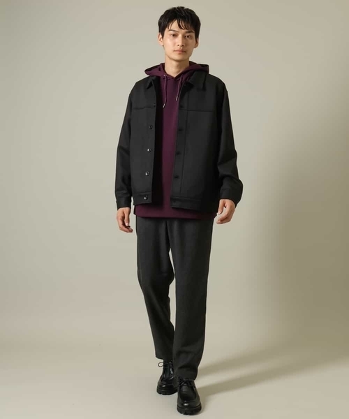 【洗濯機で洗える】カルゼスエードブルゾン（ブルゾン）｜a.v.v（アーヴェヴェ）