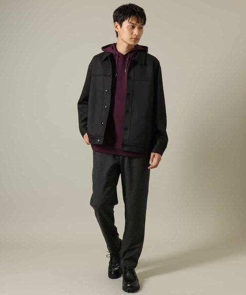 【洗濯機で洗える】カルゼスエードブルゾン（ブルゾン）｜a.v.v（アーヴェヴェ）