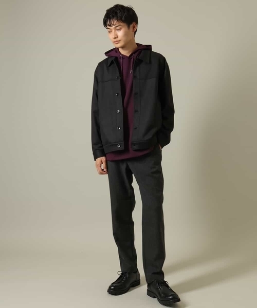 【洗濯機で洗える】カルゼスエードブルゾン（ブルゾン）｜a.v.v（アーヴェヴェ）
