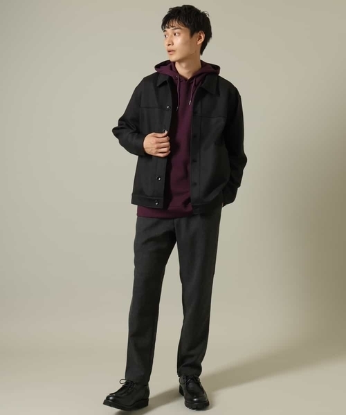 【洗濯機で洗える】カルゼスエードブルゾン（ブルゾン）｜a.v.v（アーヴェヴェ）