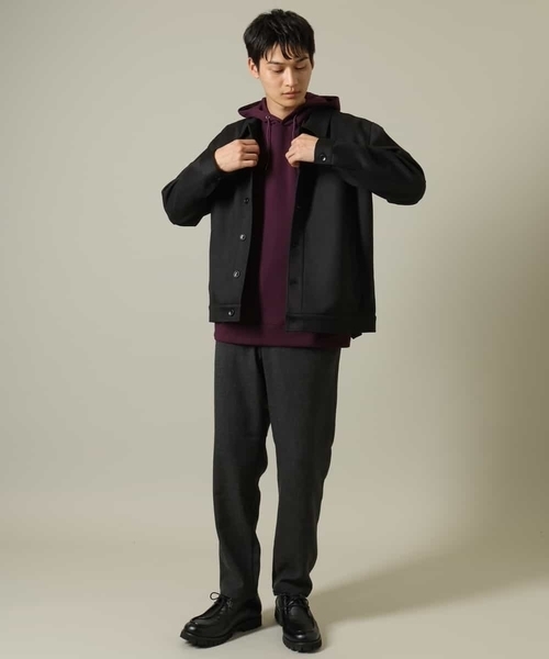 【洗濯機で洗える】カルゼスエードブルゾン（ブルゾン）｜a.v.v（アーヴェヴェ）