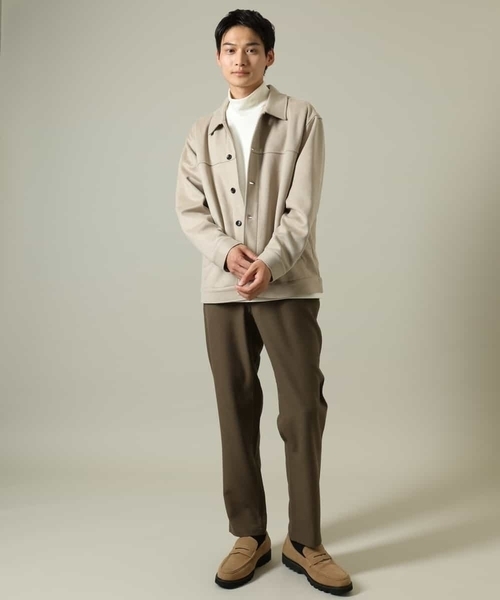 【洗濯機で洗える】カルゼスエードブルゾン（ブルゾン）｜a.v.v（アーヴェヴェ）