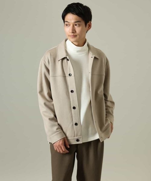 【洗濯機で洗える】カルゼスエードブルゾン（ブルゾン）｜a.v.v（アーヴェヴェ）