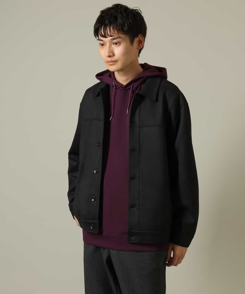 【洗濯機で洗える】カルゼスエードブルゾン（ブルゾン）｜a.v.v（アーヴェヴェ）