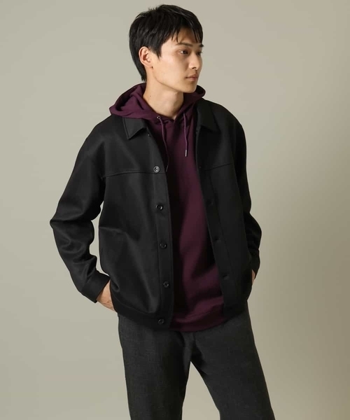 【洗濯機で洗える】カルゼスエードブルゾン（ブルゾン）｜a.v.v（アーヴェヴェ）