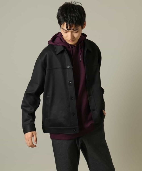 【洗濯機で洗える】カルゼスエードブルゾン（ブルゾン）｜a.v.v（アーヴェヴェ）