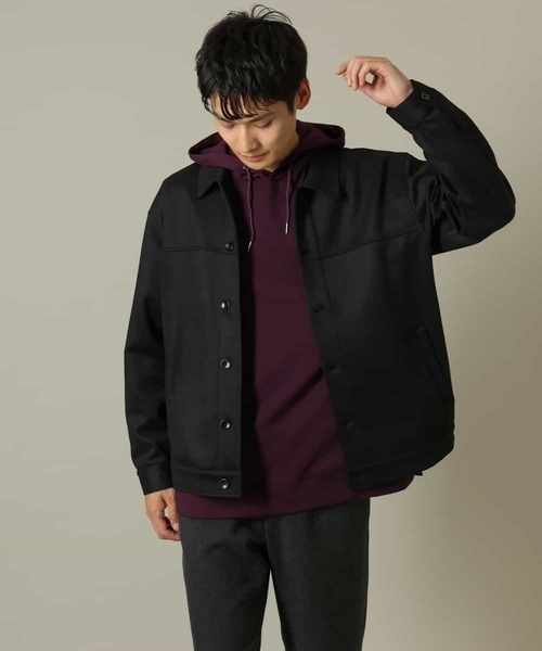 【洗濯機で洗える】カルゼスエードブルゾン（ブルゾン）｜a.v.v（アーヴェヴェ）