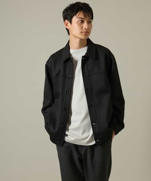 【洗濯機で洗える】カルゼスエードブルゾン（ブルゾン）｜a.v.v（アーヴェヴェ）