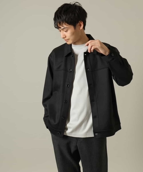 【洗濯機で洗える】カルゼスエードブルゾン（ブルゾン）｜a.v.v（アーヴェヴェ）