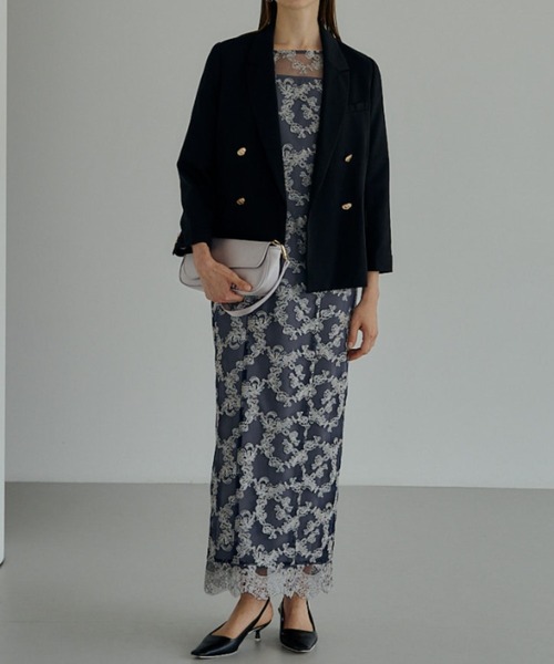Double breasted button jacket（テーラードジャケット）｜LE