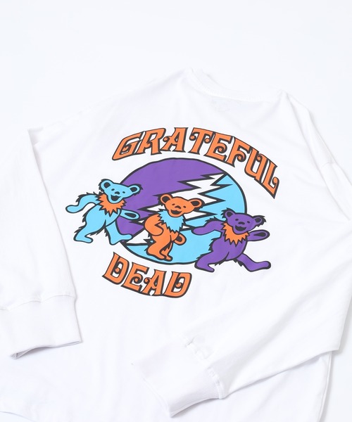 FUNALIVE(ファンアライブ)の「Grateful Dead long sleeve Tee / グレイトフルデッド オーバーサイズ ロングスリーブTシャツ(Tシャツ/カットソー・メンズ・チャコール/ホワイト系1/杢グレー/ブラック/ダークグリーン/ベージュ/オレンジ/オフホワイト/ブラック系1/ホワイト系2/チャコールグレー/ホワイト系3/ベージュ系1/パープル/ダークグリーン系1/ネイビー・M/L/XL)」の5枚目の写真