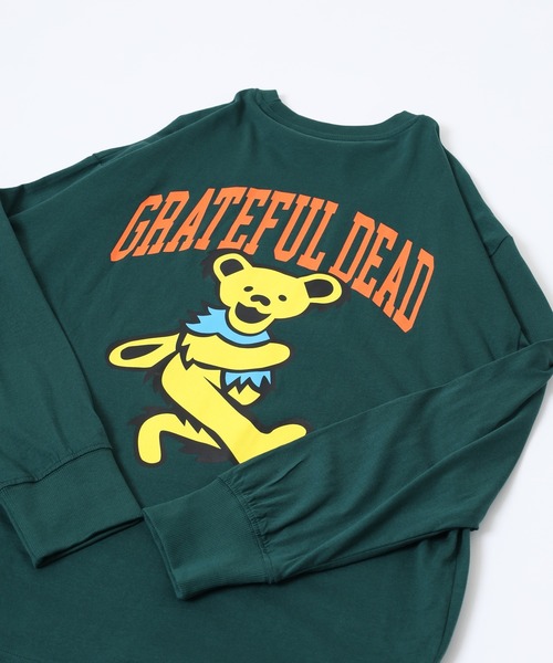 FUNALIVE(ファンアライブ)の「Grateful Dead long sleeve Tee / グレイトフルデッド オーバーサイズ ロングスリーブTシャツ(Tシャツ/カットソー・メンズ・チャコール/ホワイト系1/杢グレー/ブラック/ダークグリーン/ベージュ/オレンジ/オフホワイト/ブラック系1/ホワイト系2/チャコールグレー/ホワイト系3/ベージュ系1/パープル/ダークグリーン系1/ネイビー・M/L/XL)」の13枚目の写真