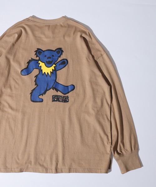 FUNALIVE(ファンアライブ)の「Grateful Dead long sleeve Tee / グレイトフルデッド オーバーサイズ ロングスリーブTシャツ(Tシャツ/カットソー・メンズ・チャコール/ホワイト系1/杢グレー/ブラック/ダークグリーン/ベージュ/オレンジ/オフホワイト/ブラック系1/ホワイト系2/チャコールグレー/ホワイト系3/ベージュ系1/パープル/ダークグリーン系1/ネイビー・M/L/XL)」の10枚目の写真