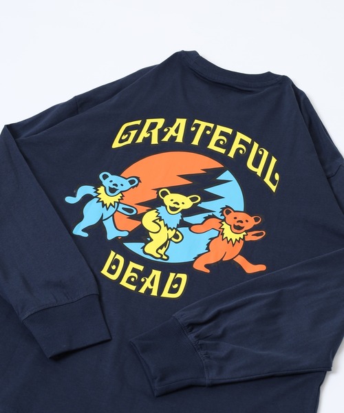 FUNALIVE(ファンアライブ)の「Grateful Dead long sleeve Tee / グレイトフルデッド オーバーサイズ ロングスリーブTシャツ(Tシャツ/カットソー・メンズ・チャコール/ホワイト系1/杢グレー/ブラック/ダークグリーン/ベージュ/オレンジ/オフホワイト/ブラック系1/ホワイト系2/チャコールグレー/ホワイト系3/ベージュ系1/パープル/ダークグリーン系1/ネイビー・M/L/XL)」の14枚目の写真