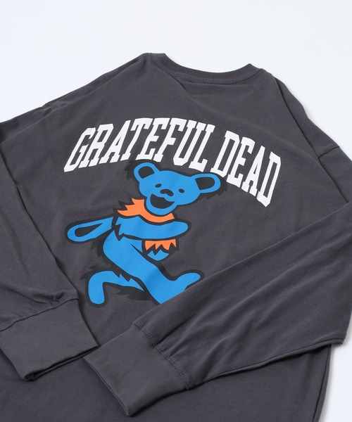 FUNALIVE(ファンアライブ)の「Grateful Dead long sleeve Tee / グレイトフルデッド オーバーサイズ ロングスリーブTシャツ(Tシャツ/カットソー・メンズ・チャコール/ホワイト系1/杢グレー/ブラック/ダークグリーン/ベージュ/オレンジ/オフホワイト/ブラック系1/ホワイト系2/チャコールグレー/ホワイト系3/ベージュ系1/パープル/ダークグリーン系1/ネイビー・M/L/XL)」の7枚目の写真
