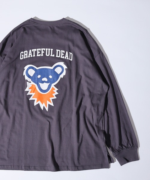 FUNALIVE(ファンアライブ)の「Grateful Dead long sleeve Tee / グレイトフルデッド オーバーサイズ ロングスリーブTシャツ(Tシャツ/カットソー・メンズ・チャコール/ホワイト系1/杢グレー/ブラック/ダークグリーン/ベージュ/オレンジ/オフホワイト/ブラック系1/ホワイト系2/チャコールグレー/ホワイト系3/ベージュ系1/パープル/ダークグリーン系1/ネイビー・M/L/XL)」の9枚目の写真